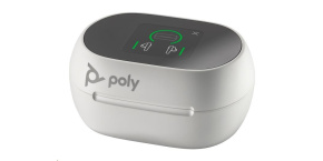 Poly Voyager Free 60+ bluetooth headset, BT700 USB-C adaptér, dotykové nabíjecí pouzdro, bílá