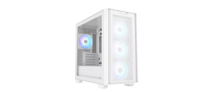 ASUS case A21 PLUS, Mini Tower, průhledná bočnice, 4x 120mm ARGB Fan, bílá