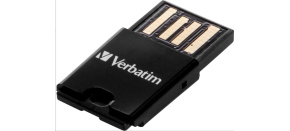 VERBATIM Tablet microSDHC C10/U1 with USB reader 16GB (R:45MB/s, W:10MB/s)