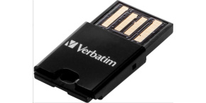 VERBATIM Tablet microSDHC C10/U1 with USB reader 16GB (R:45MB/s, W:10MB/s)