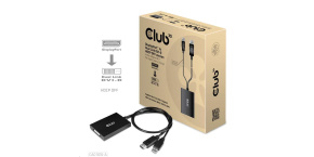 Club3D Adaptér aktivní DisplayPort na Dual Link DVI-D, USB napájení, 60cm, HDCP off, pro Apple Cinema displeje