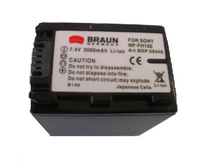 Braun akumulátor SONY NP-FH90, FH100, 3000mAh