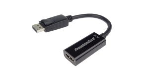 PremiumCord adaptér DisplayPort - HDMI Male/Female, support 3D, 4K*2K@60Hz