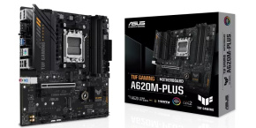 ASUS MB Sc AM5 TUF GAMING A620M-PLUS, AMD A620, 4xDDR5, 1xHDMI, 2xDP, mATX