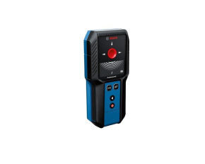 Bosch GMS 120-27 detektor, 2× baterie 1,5 V LR6 (AA), identifikace materiálu