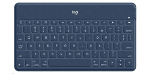 Logitech Bluetooth Keyboard Folio Keys-To-Go, UK - International, Classic Blue, Apple