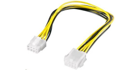 PREMIUMCORD Kabel napájecí interní 8pin, prodloužení 28cm