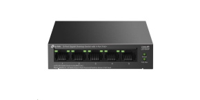 TP-Link LiteWave switch LS105GP (5xGbE, 4xPoE+, 65W, fanless)