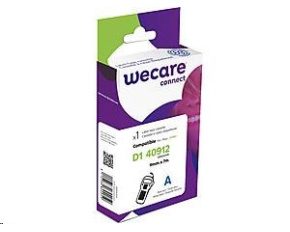 WECARE ARMOR páska pro DYMO S0720690, modrá/bílá, 9mm x 7m