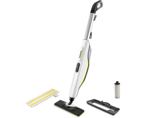 Karcher SC 3 Upright parní mop, 1600 W, eliminuje až 99,999 % virů a 99,99 % běžných domácích bakterií, bílá