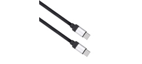 Solight magnetický USB-C 3.1 kabel, USB-C konektor - USB-C konektor, 1m