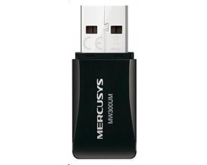 MERCUSYS MW300UM WiFi4 USB adapter (N300,2,4GHz,USB2.0)