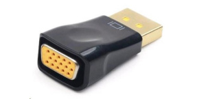 GEMBIRD Redukce DisplayPort - VGA (M/F, černá)