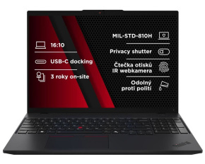 LENOVO NTB ThinkPad L16 AMD G1 - Ryzen7 PRO 7735U,16" WUXGA,16GB,1TBSSD,5MP+IRcam,W11P