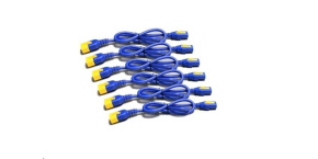 APC Power Cord Kit (6 ea), Locking, C13 TO C14, 0.6m, Blue