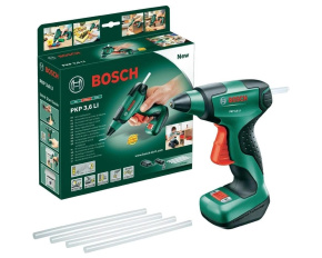 Bosch PKP 3.6 LI akumulátorová lepicí pistole, 2 g/min, 170 °C, mikro USB nabíječka