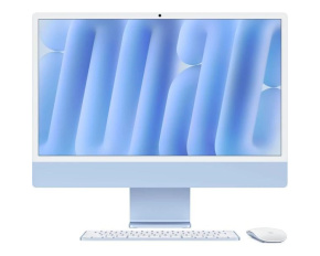 Apple iMac 24'' 4.5K display M4 chip 10-core CPU and 10-core GPU, 16GB, 256GB SSD - Blue