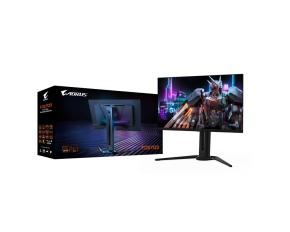 GIGABYTE LCD - 27" Gaming monitor AORUS FO27Q3, OLED, 2560 x 1440 QHD, 360Hz, 1.5M:1, 250cd/m2, 0.03ms, 2xHDMI, 1xDP