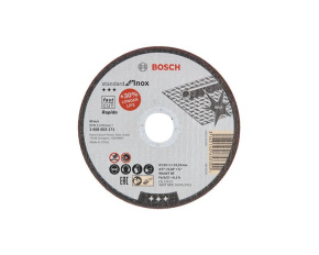 BOSCH dělicí kotouč rovný Standard for Inox - Rapido, WA 60 T BF, 125 mm, 22,23 mm, 1,0 mm