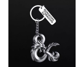 Konix Dungeons & Dragons "3D Logo" Metal Keychain