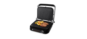 Orava Grillchef 2 elektrický kontaktní gril, 2100 W, 6 programů, regulace teploty, rozmrazování