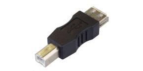 PremiumCord USB redukce A-B, Female/Male