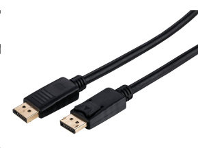 C-TECH kabel DisplayPort 1.2, 4K@60Hz, M/M, 1m