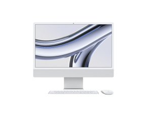 APPLE 24-inch iMac with Retina 4.5K display: M3 chip with 8-core CPU and 10-core GPU, 256GB SSD - Silver