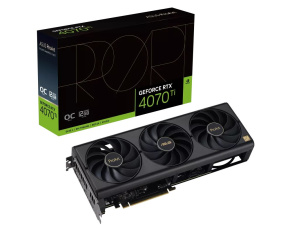 ASUS VGA NVIDIA GeForce RTX 4070 Ti PROART OC 12G, 12G GDDR6X, 3xDP, 1xHDMI