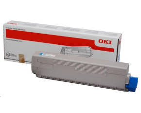 OKI Cyan toner do C822 (7 300 stránek)