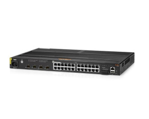 Aruba 4100i 24-port 1GbE (20-port Class 4 POE and 4-port Class 6 POE) 4-port SFP+ Switch