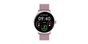 Garett Smartwatch Classy růžová, ocel