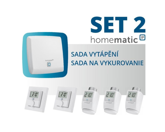 Homematic IP Rozšířená startovací sada - řízení vytápění