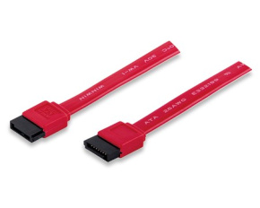 MANHATTAN kabel SATA datový 7-Pin Male to Male, 50 cm, Red