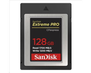 SanDisk Extreme Pro CFexpress Card 128GB, Type B, 1700MB/s Read, 1200MB/s Write