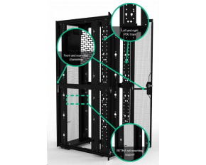 HPE 42U 600mmx1075mm G2 Enterprise Pallet Rack (side panel P9L15A not included)