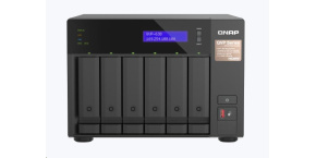 QNAP QVP-63B (4C/i3/16GBRAM/6xSATA/2xM.2/3xUSB3.2/1xHDMI/2x2,5GbE/2xPCle)