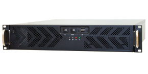 CHIEFTEC skříň Rackmount 2U ATX, UNC-210T-B-U3-OP, Black, bez zdroje