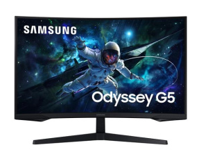 SAMSUNG MT LED LCD Gaming Monitor 32" Odyssey LS32CG552EUXEN -prohnutý, VA,1ms,165Hz,2560x1440,HDMI,Display Port