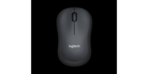 Logitech Wireless Mouse M220 Silent, black