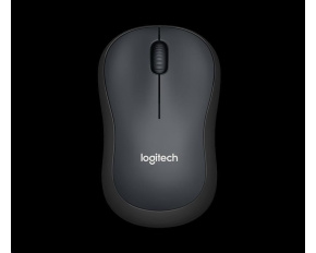 Logitech Wireless Mouse M220 Silent, black