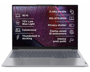 LENOVO NTB ThinkBook 16 G7 - Ultra5 125U,16" WUXGA,16GB,1TBSSD,FHD+IRcam,W11H