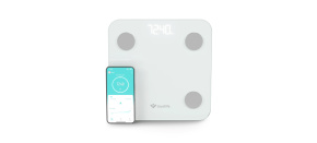 TrueLife FitScale W1 BT White - bioelektrická impedanční bluetooth váha