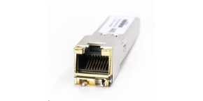 SFP+ transceiver 10Gbps, 10GBASE-T, do 30m (CAT 6A či 7), RJ-45, 0 až 70°C, HPA komp.