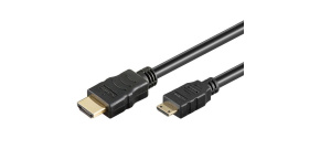 PremiumCord kabel 4K HDMI A - HDMI mini C, 1m