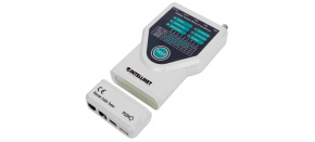 Intellinet Cable Tester, 5-in-1, RJ45, RJ11, USB, Firewire, BNC