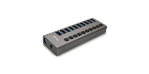 i-tec USB 3.0 nabíjecí HUB 10port + Power Adapter 48 W