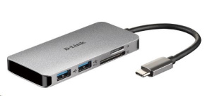 D-Link DUB-M610 6-in-1 USB-C Hub with HDMI/Card Reader/Power Delivery