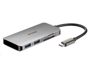 D-Link DUB-M610 6-in-1 USB-C Hub with HDMI/Card Reader/Power Delivery