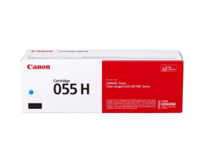 Canon TONER CRG-055H azurový pro i-SENSYS LBP663Cdw, LBP664Cx, MF742Cdw, MF744Cdw (5 900 str.)